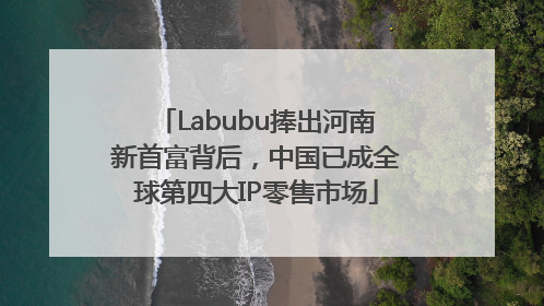 Labubu捧出河南新首富背后，中国已成全球第四大IP零售市场