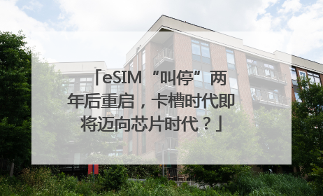 eSIM“叫停”两年后重启，卡槽时代即将迈向芯片时代？